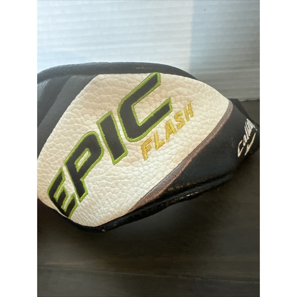 Callaway Golf Epic Flash Black/White/Green Hybrid/Rescue Headcover